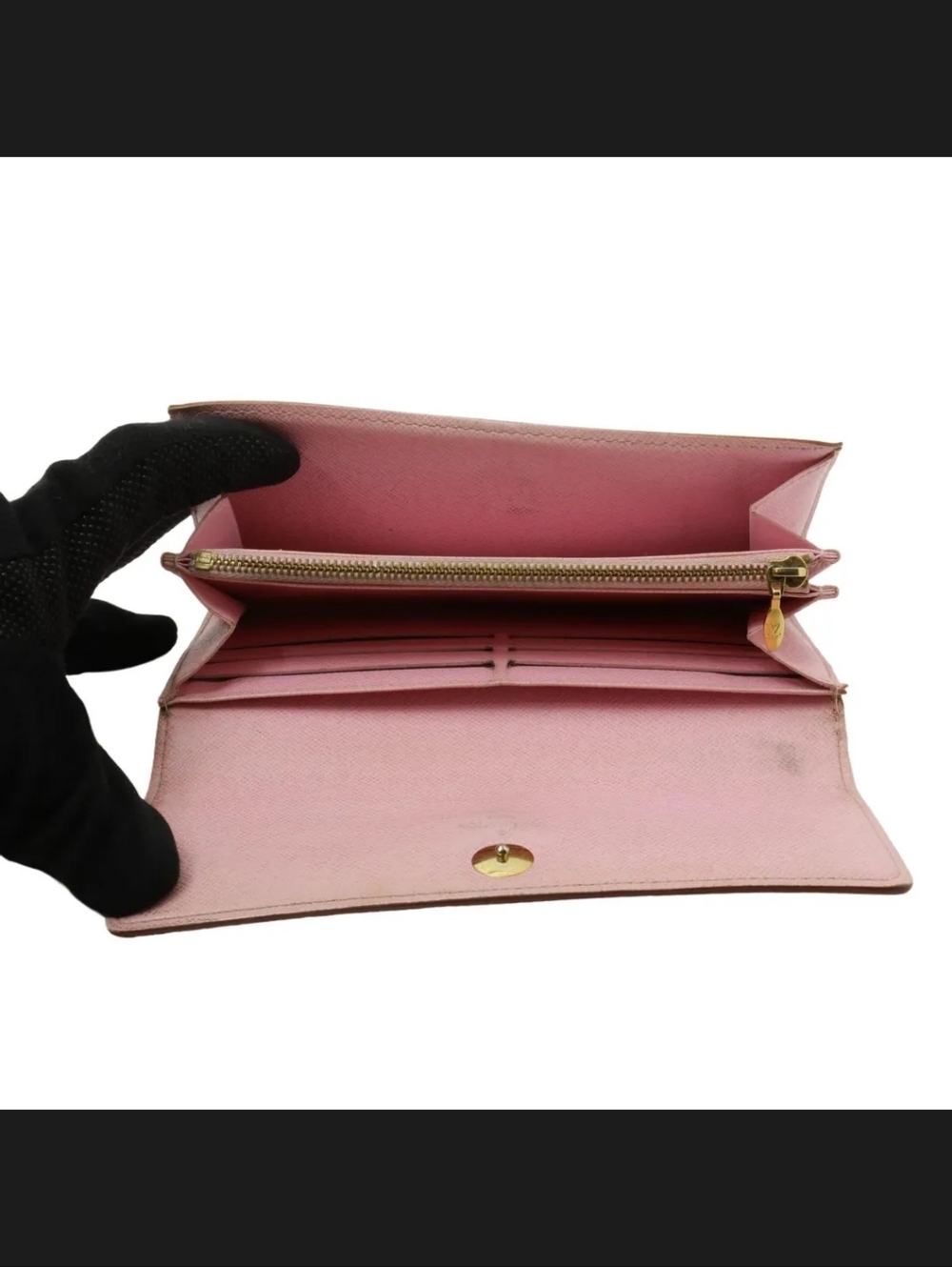 Y2K Louis Vuitton White Murakami Sarah Wallet Pink Interior - Authenticated! - Picture 5 of 14